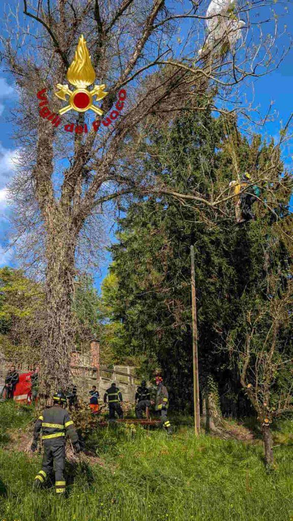 Vico Canavese parapendista precipitato