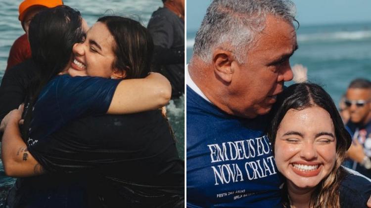 Após aceitar Jesus, jovem alcança família e emociona em batismo: “Deus cumpre promessas”