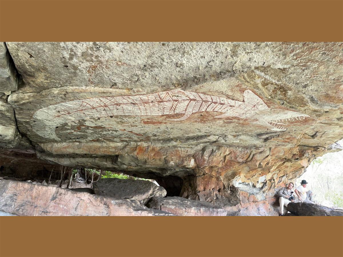 Riesenhafte Ahnenwesen: Aborigines reagierten mit Felskunst auf die Kolonialisierung
