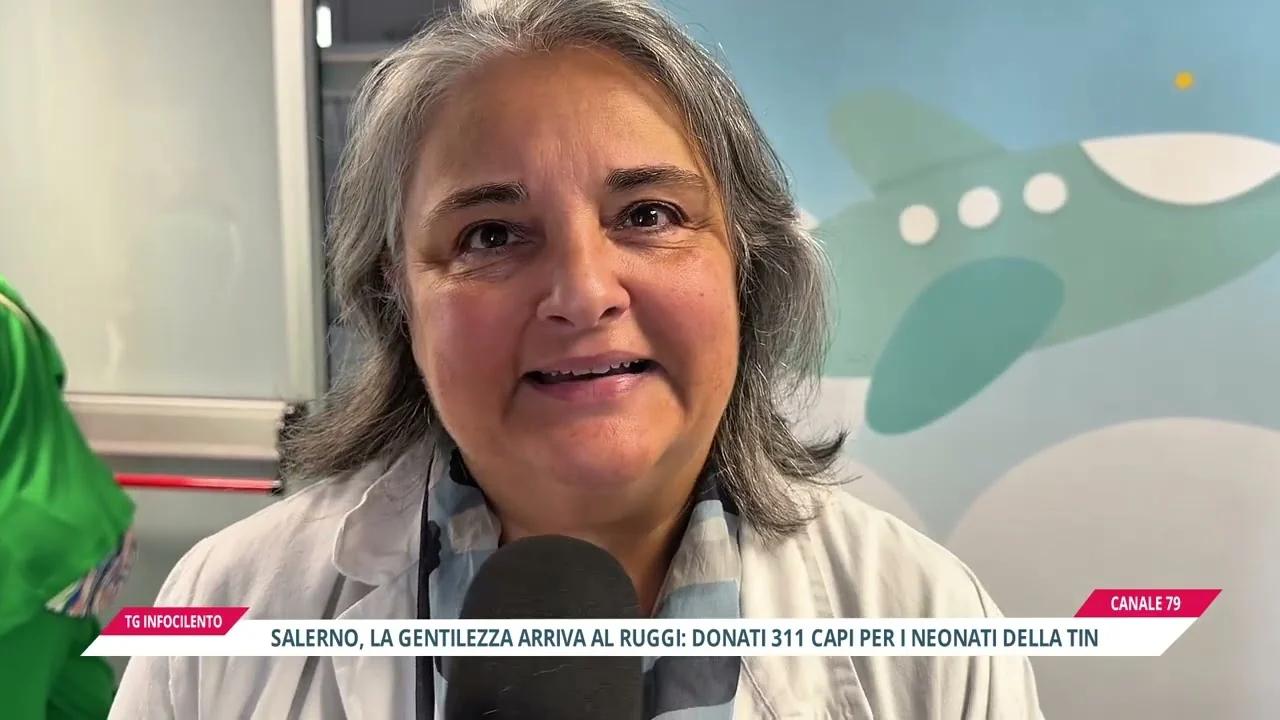 Donati oltre 300 capi al reparto di Terapia intensiva neonatale del Ruggi