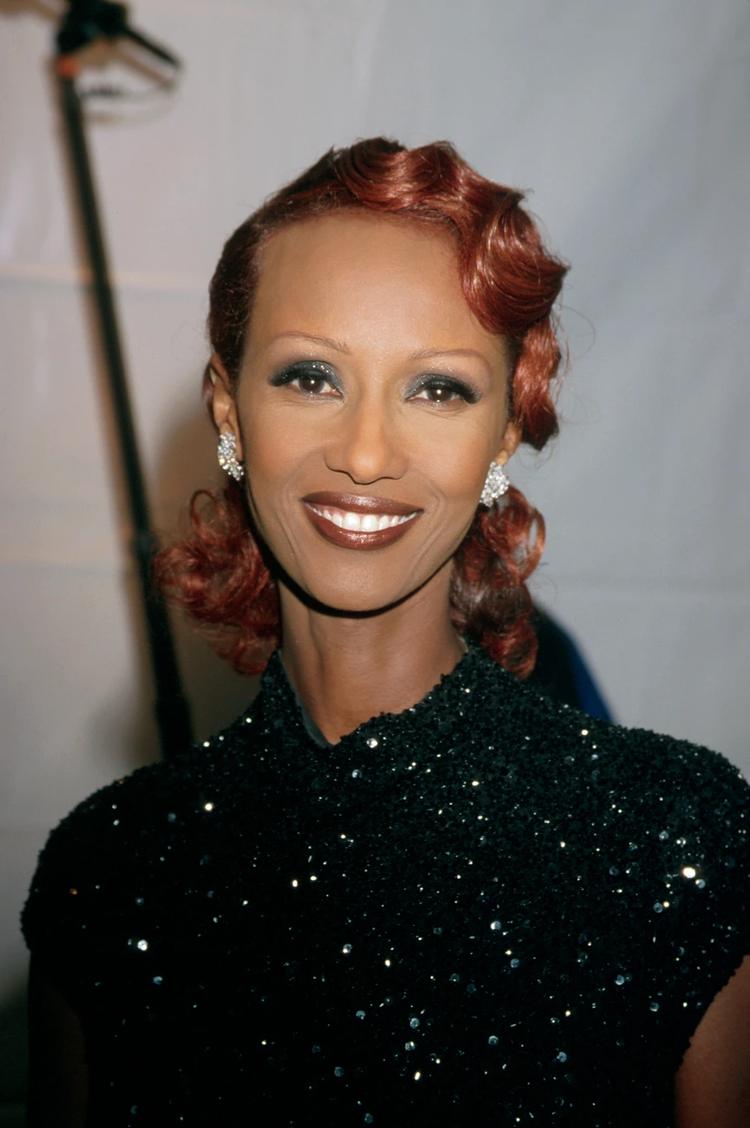 Iman at Dior Store Opening