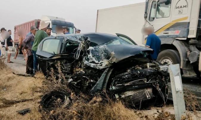 وفاة امرأة وإصابات خطيرة في حادثة سير بالطريق الوطنية رقم 1 بسيدي إسماعيل