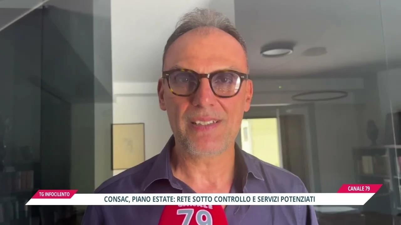 Consac, piano estate: rete sotto controllo e servizi potenziati. Parla il presidente, Gennaro Maione