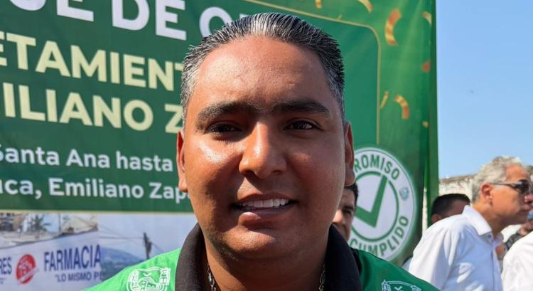 Santos Tavarez arranca mega plan de pozos de agua y calles en Emiliano Zapata