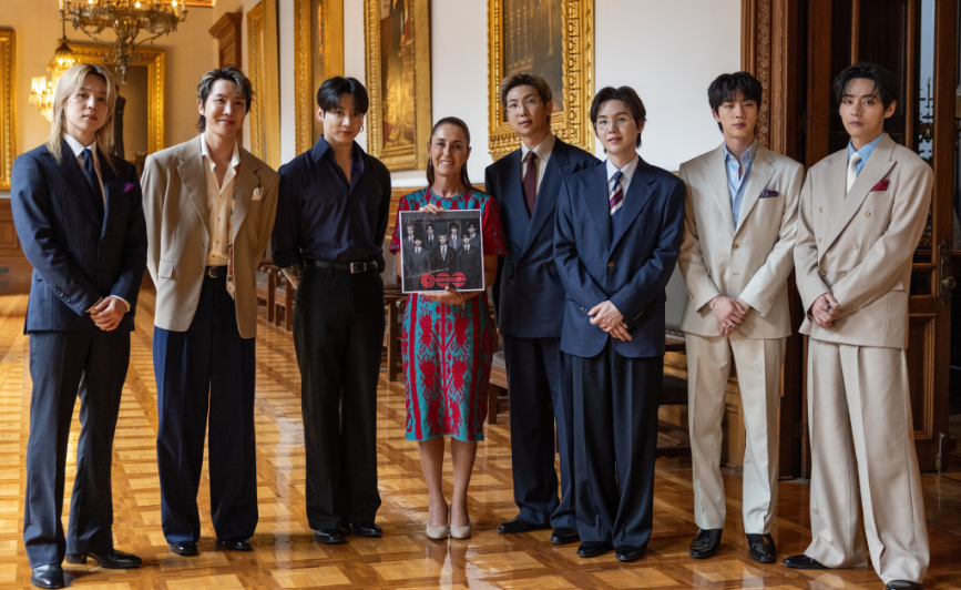 BTS en México: Sheinbaum reveló detalles del inesperado encuentro y su posible regreso