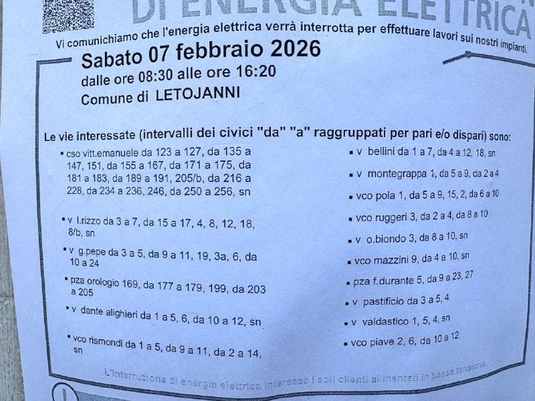 @comuneletojannialert posted a photo