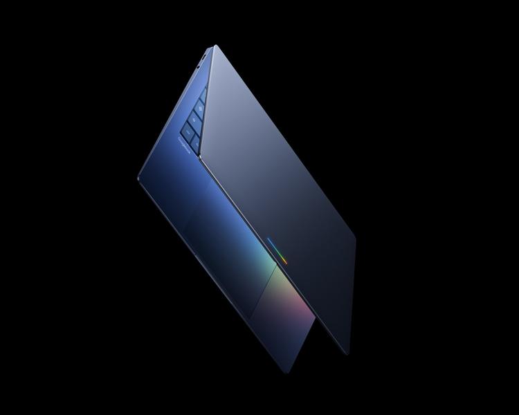 googlebook laptop on black background