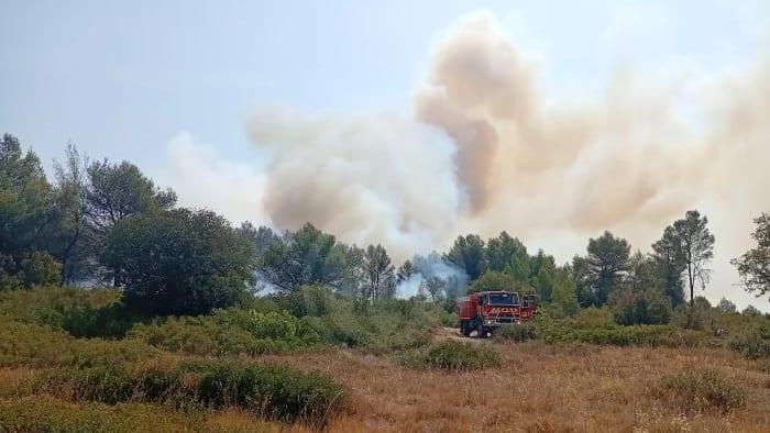 Aude : un incendie en cours à quelques kilomètres de Carcassonne