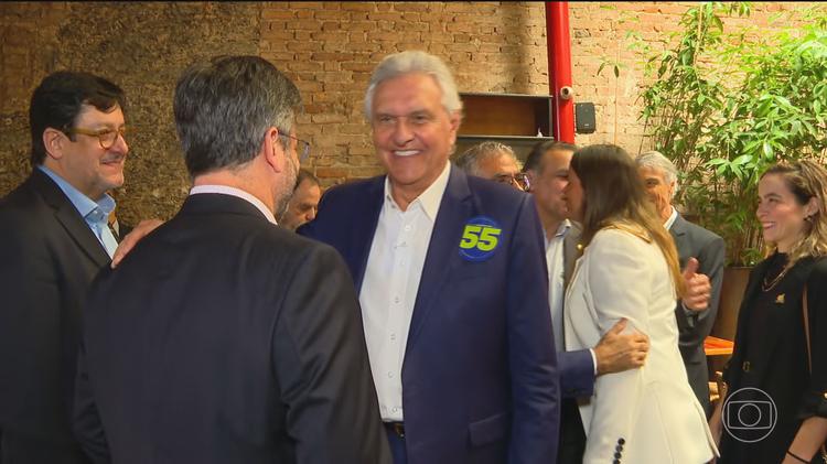 Ronaldo Caiado, candidato do PSD à Presidência, se reúne com empresários da indústria e do comércio no Rio