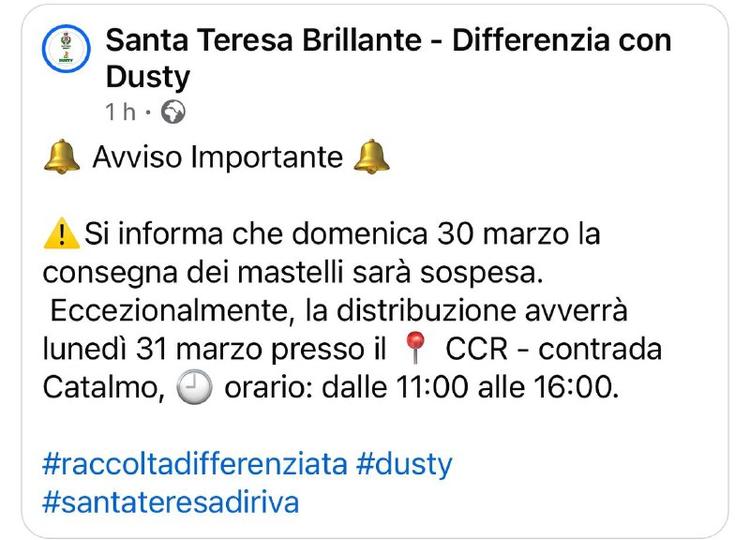 Avviso 🔔