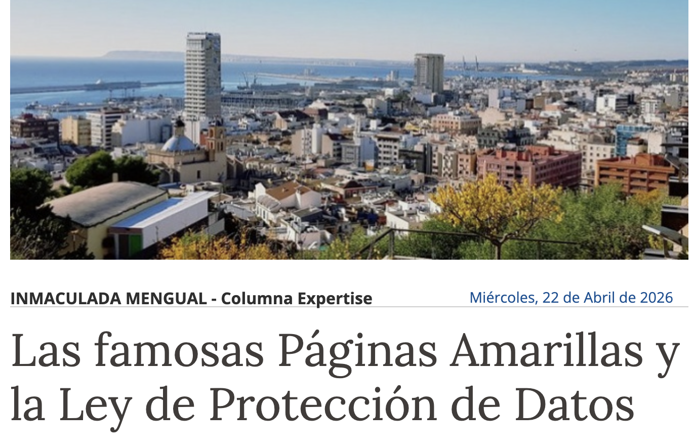 Páginas Amarillas y Ley de protección de datos