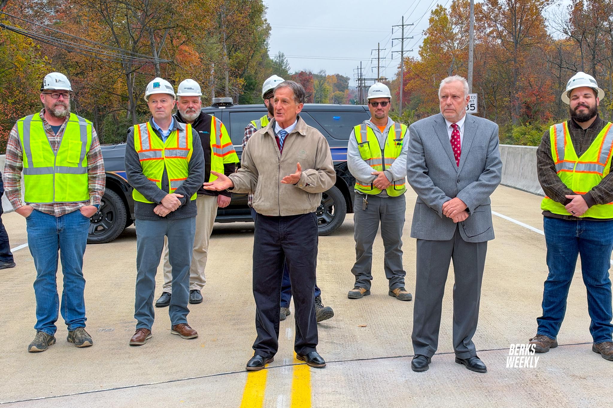 Route 724 bridge reopens in Robeson Township following $2.8 million replacement project