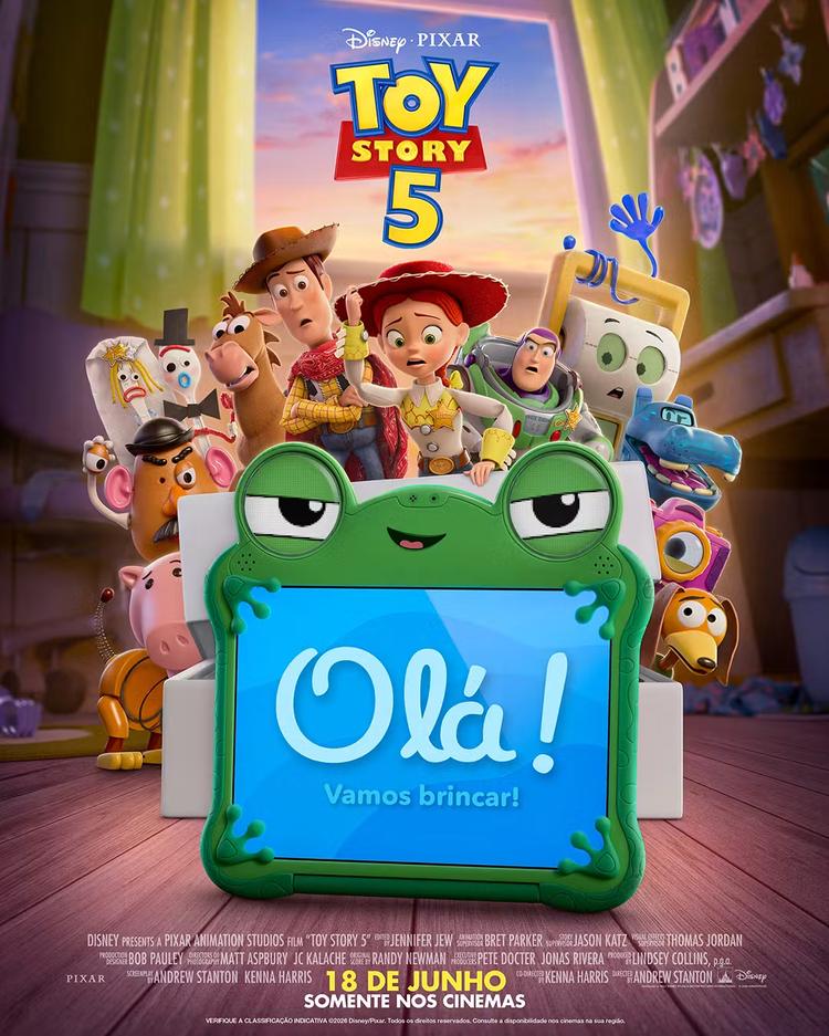 Toy Story 5 volta a emocionar fãs com discussão sobre espaço dos brinquedos na era digital