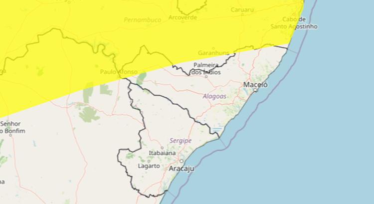 Alerta de chuvas intensas atinge 15 cidades de AL nesta segunda; veja quais