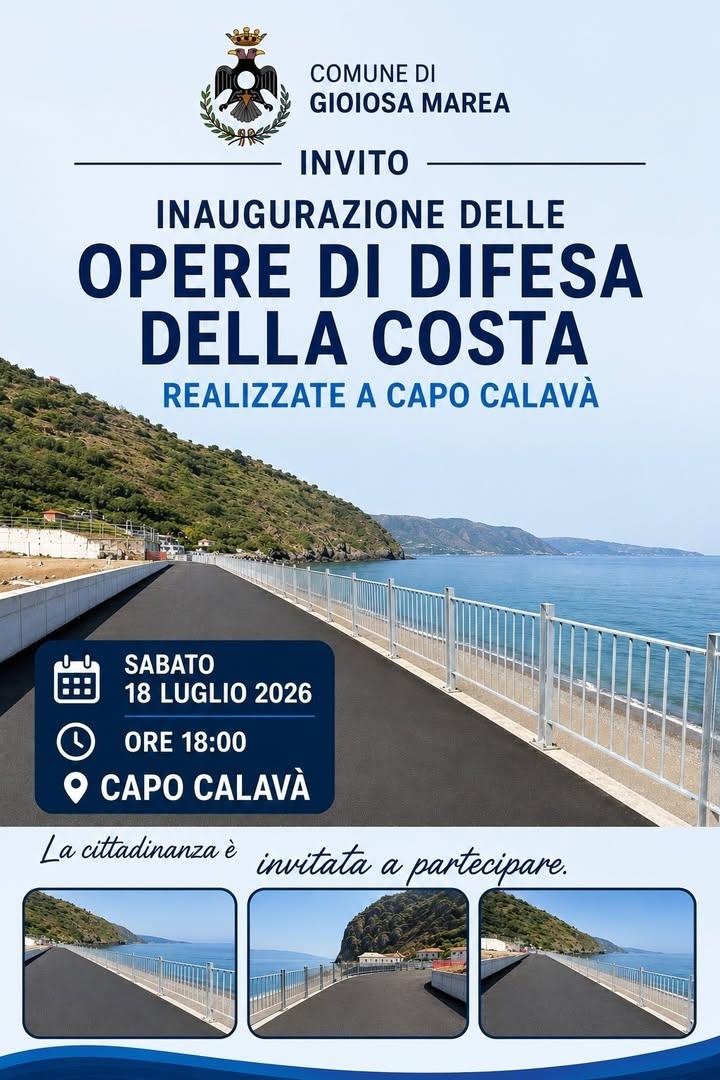 🌊 Si inaugurano le nuove opere di difesa della costa a Capo Calavà Un traguardo importante per la sicurezza del territo...