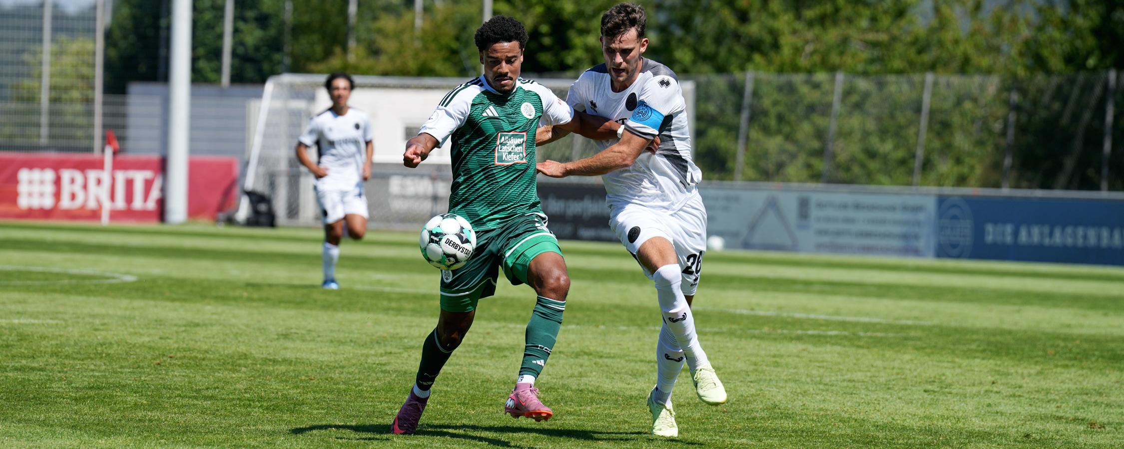 Knappe Testspiel-Niederlage gegen Wehen Wiesbaden