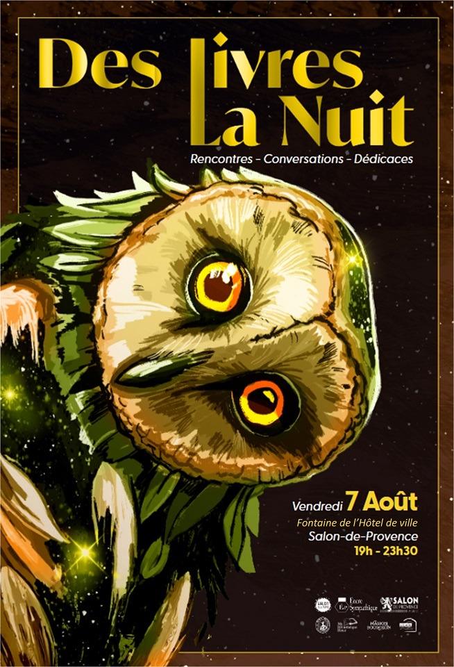 DES LIVRES LA NUIT À SALON DE PROVENCE VENDREDI 7 AOÛT 2026