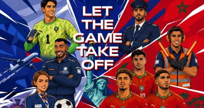 قبيل مباراة أسود الأطلس والبرازيل.. مطارات المغرب تطلق «Let The Game Take Off»