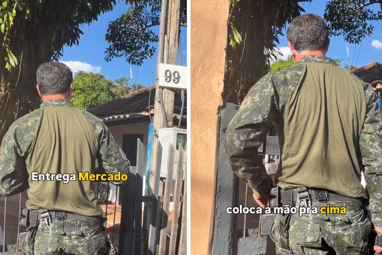VÍDEO: policial se passa por entregador e multa homem por maus-tratos a cão no interior de SP
