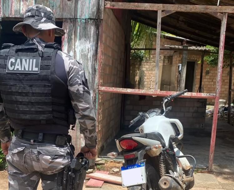 Motocicleta furtada é encontrada no bairro São Bento