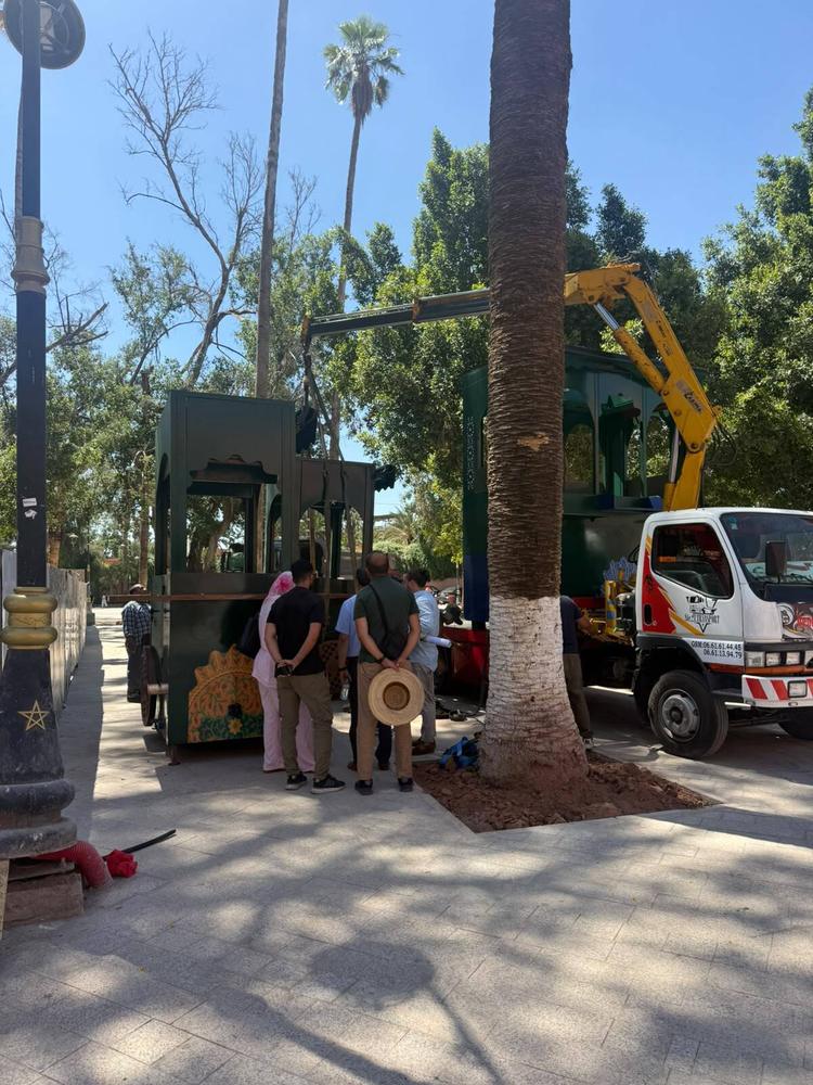 عربات جديدة لباعة الحلزون وخودنجال والأغراس بجامع الفنا استعداداً للحلة الجديدة