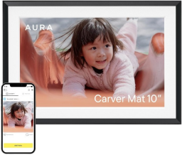 the 10-inch Aura Carver Mat digital picture frame