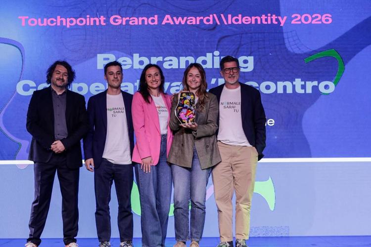 Touchpoint Awards Identity: Fkdesign conquista il Grand Award 2026 con il rebranding della Cooperativa
