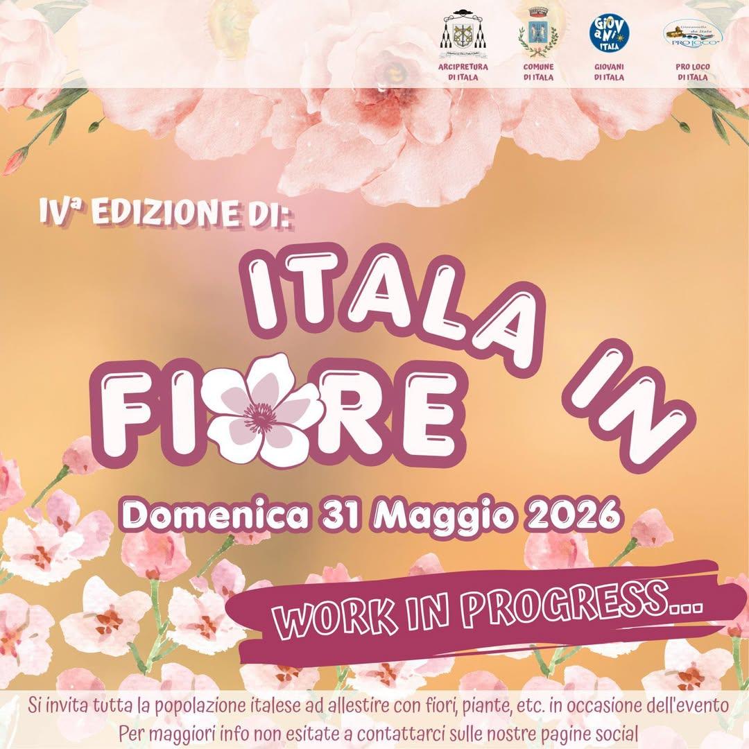 Pronti ad esprimere tutta la vostra creatività ? 🌸🌻💐ITALA IN FIORE WORK IN PROGRESS.. SAVE THE DATE 31 MAGGIO 2026.