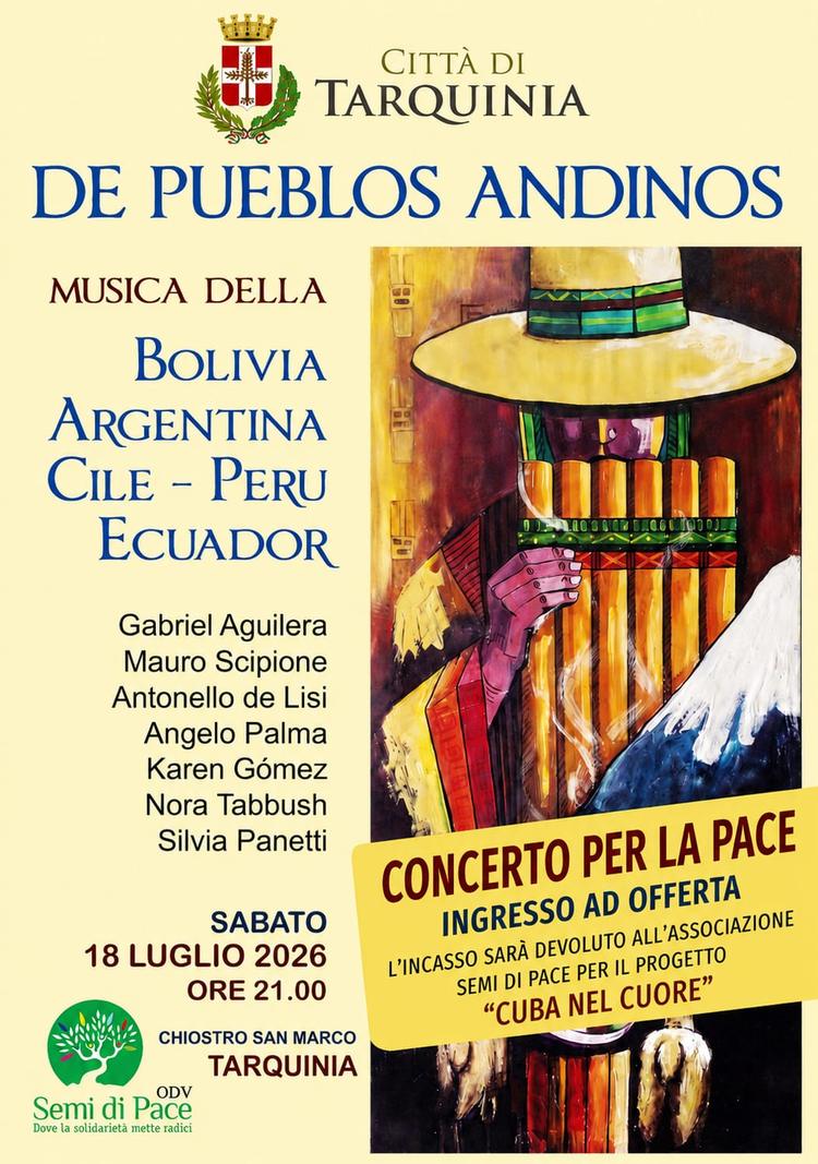 IL CONCERTO PER LA PACE SOSTIENE “CUBA NEL CUORE”