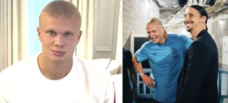 Haaland taglia la chioma vichinga, Ibrahimovic: «Hai perso una scommessa? Ora cancella il mio numero...» VIDEO