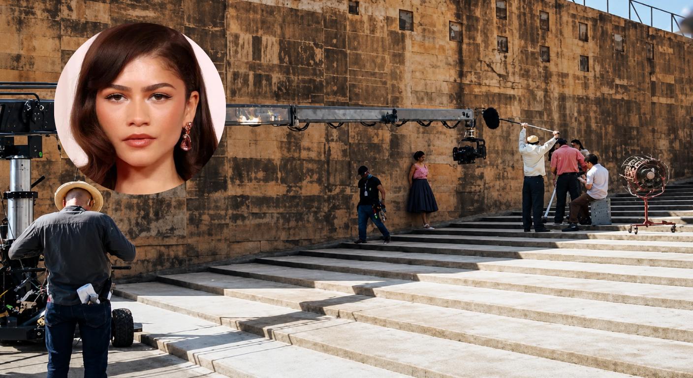 ¡Hollywood llegó a Morelos! La famosa actriz Zendaya graba video en secreto para exclusiva marca de moda italiana