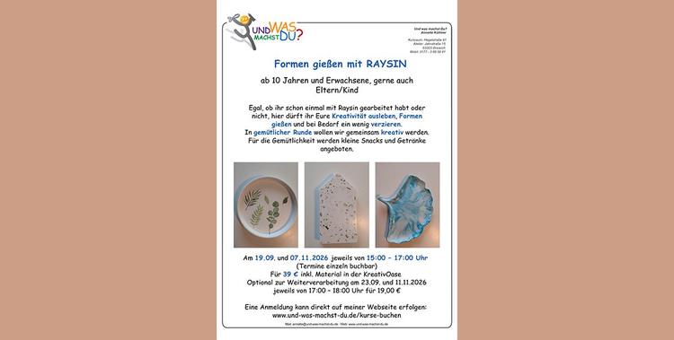  Formen gießen