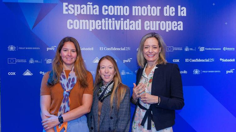 Gabriela Mantero, Sofía Andrade y Leyre Octavio de Toledo de Savills. 