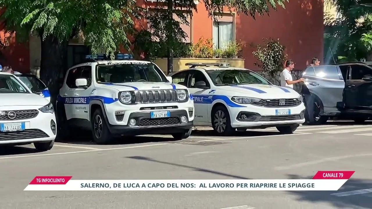 Salerno, De Luca a capo del N.O.S. torna “sceriffo”: al lavoro per riaprire le spiagge