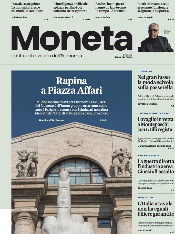 Moneta svela la rapina a Piazza Affari