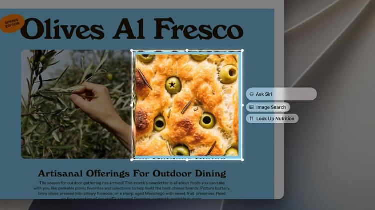 visual intelligence in macos 27