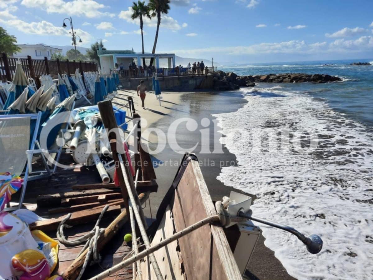Mareggiate in Campania: dalla Regione fondi per i comuni del Cilento