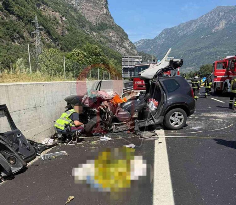 carema incidente mortale autostrada a5