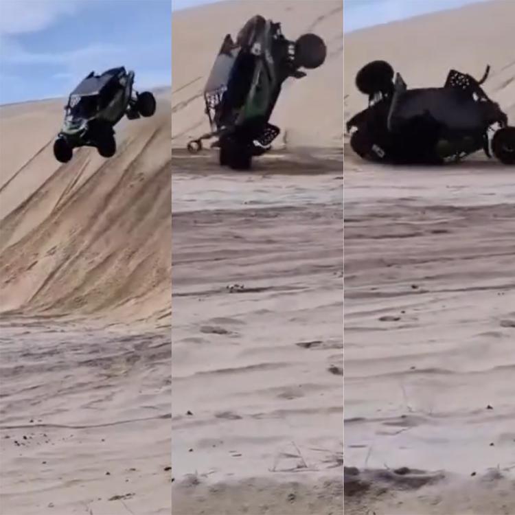 Acidente em rally nas dunas do RN aconteceu em largada de prova de mais de 900 km