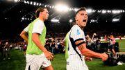 Gracias a un doblete de Lautaro Martínez, Inter rescató un valioso empate ante Roma por la Serie A