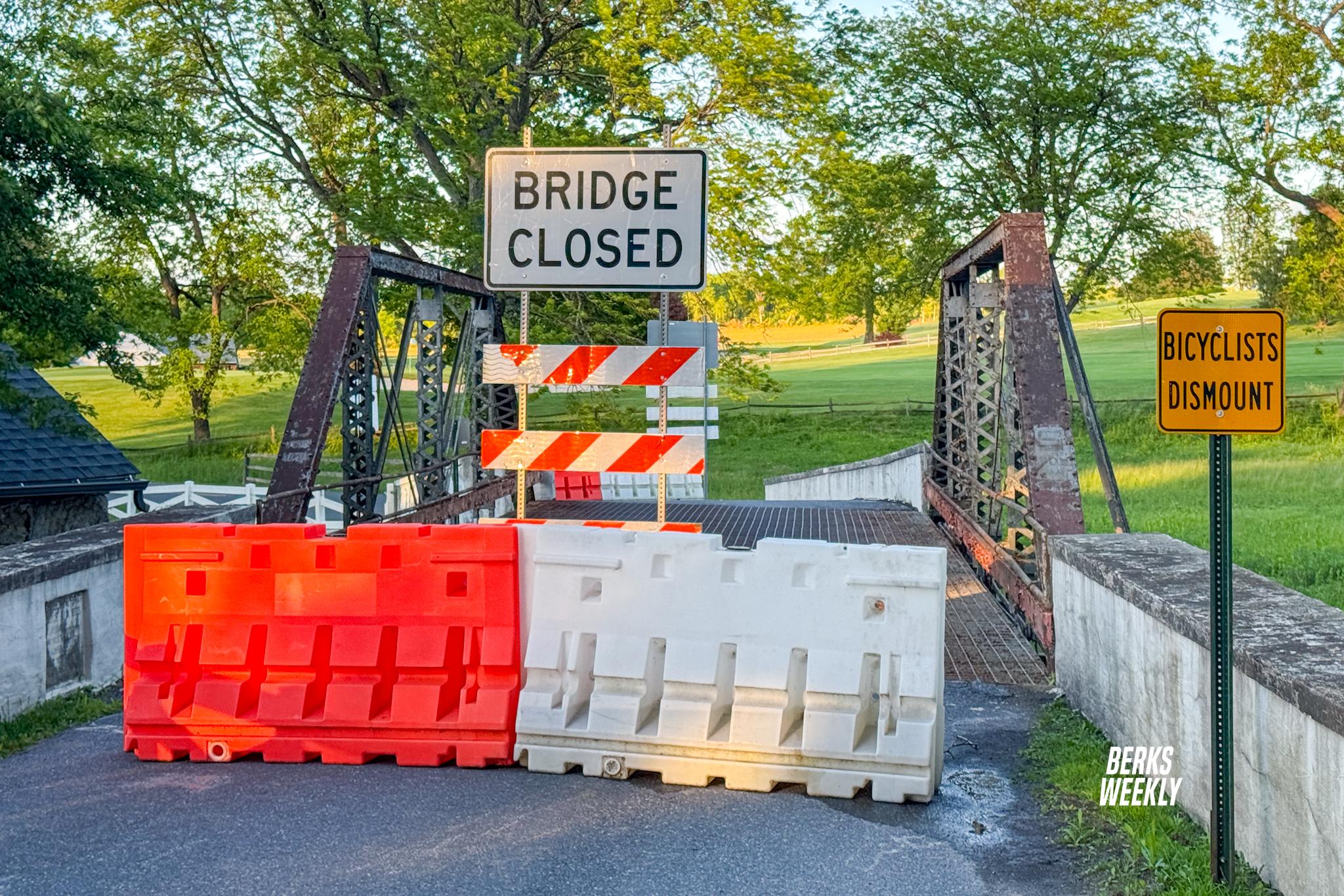 Moselem Springs Bridge in Richmond Township closed due to structural concerns